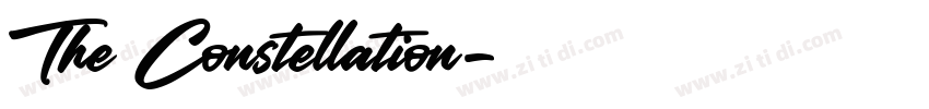 The Constellation字体转换